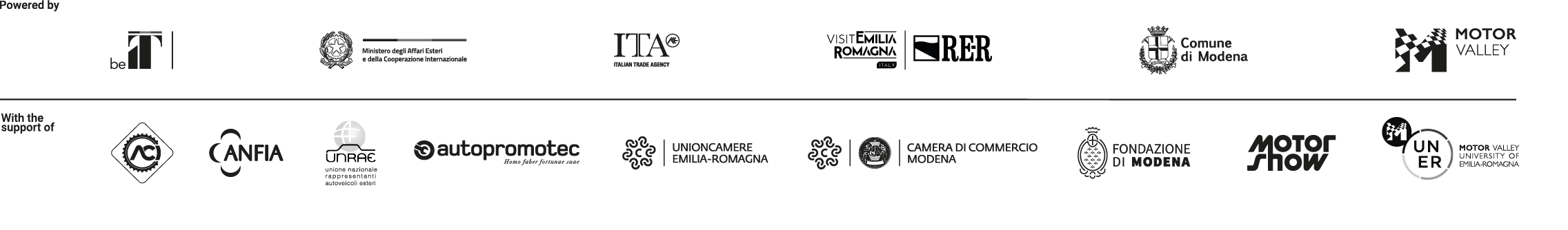 Loghi partner Motor Valley