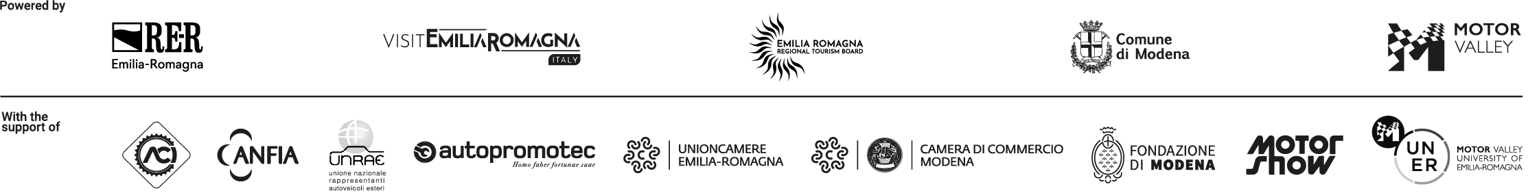 Loghi partner Motor Valley