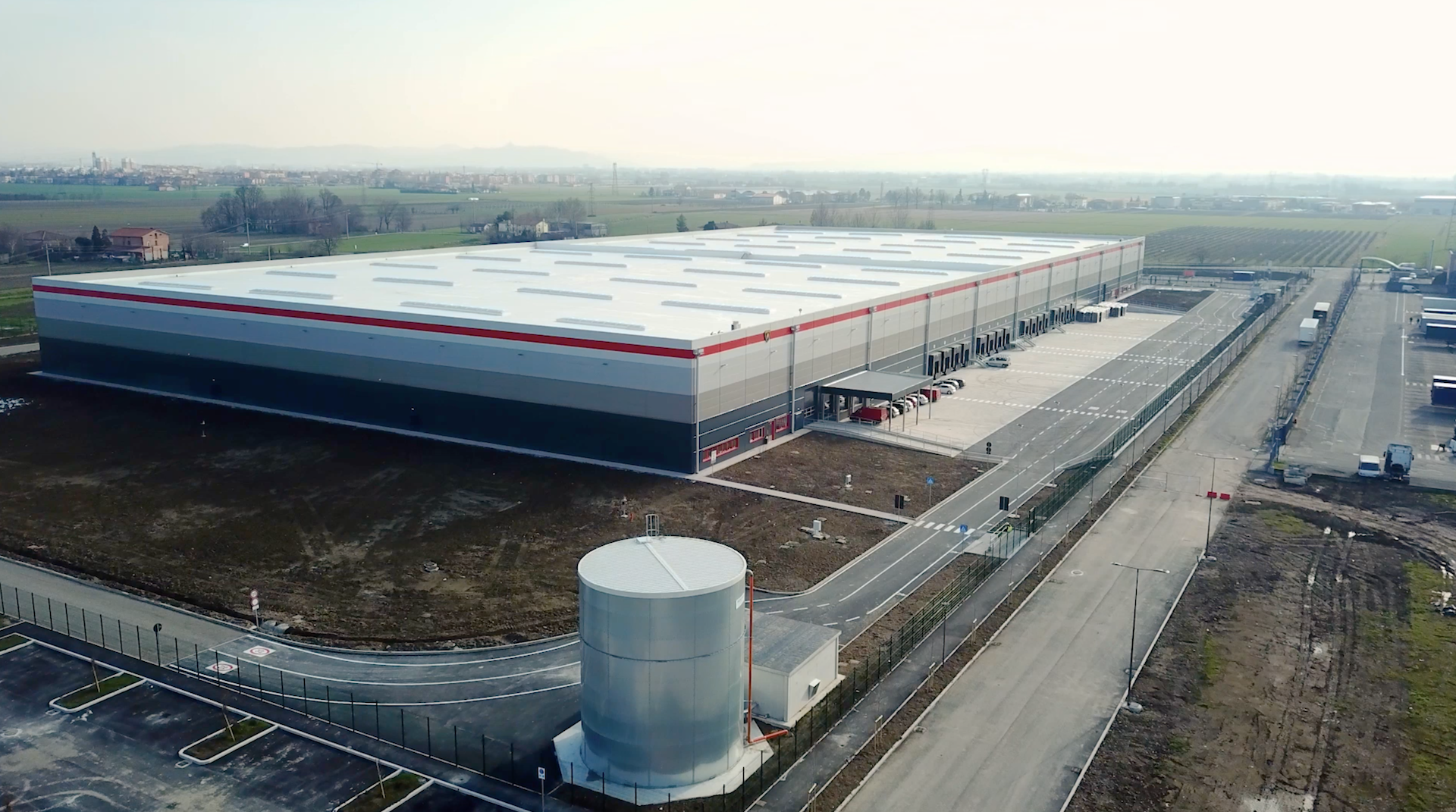 Ducati and Lamborghini already operating in their new 30,000 square meter logistics hub.