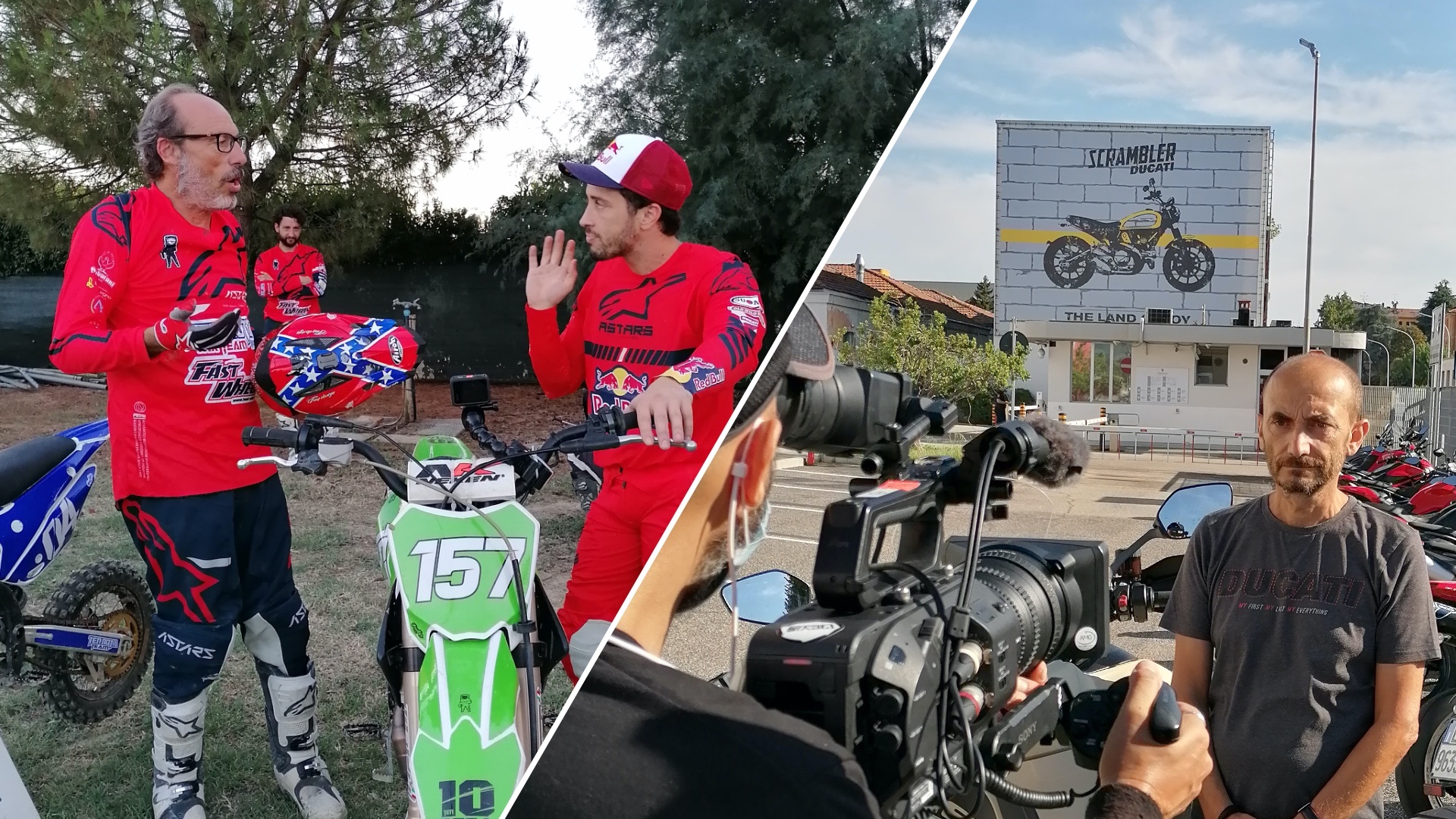 “On the road again”, on Sky the first two episodes with Andrea Dovizioso and Claudio Domenicali.