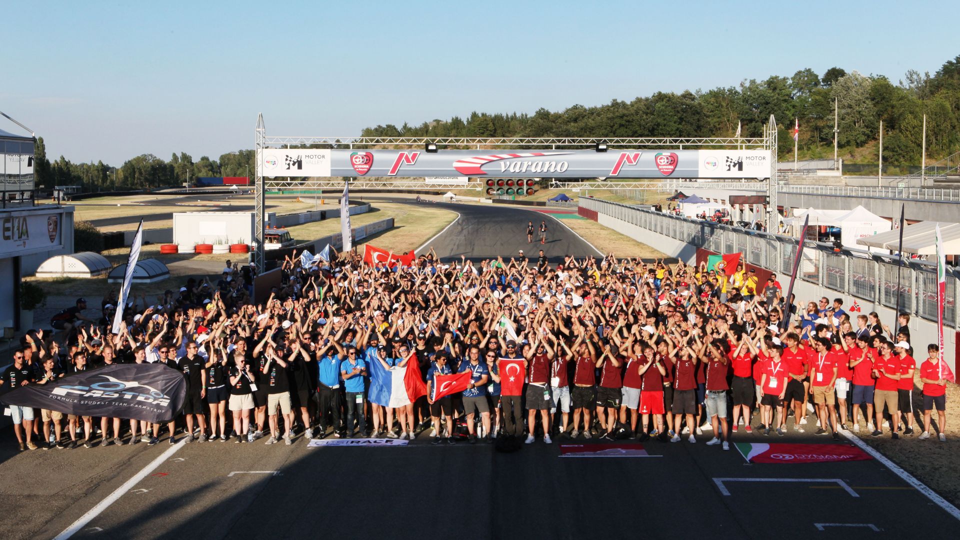 Formula SAE Italy 2022: over 1,700 students from universities around the world.