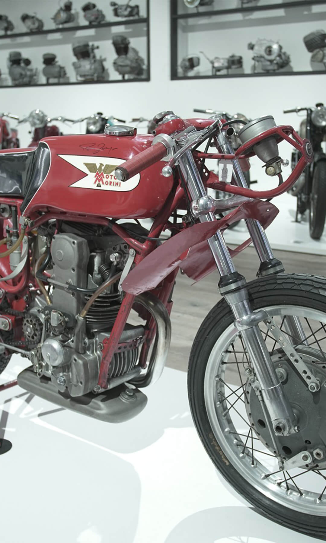 moto d'epoca Morini Tresette Sprint colore rosso