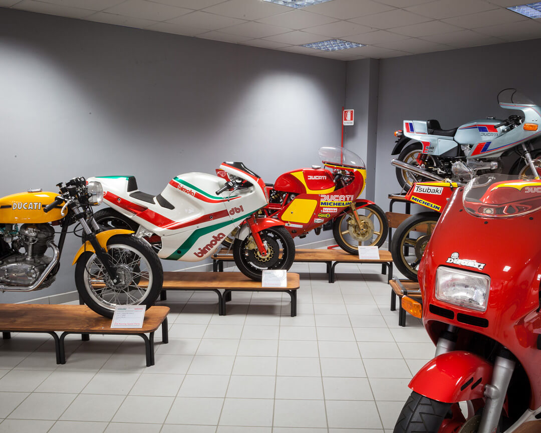 Vintage Ducati and Bimota collector's bikes
