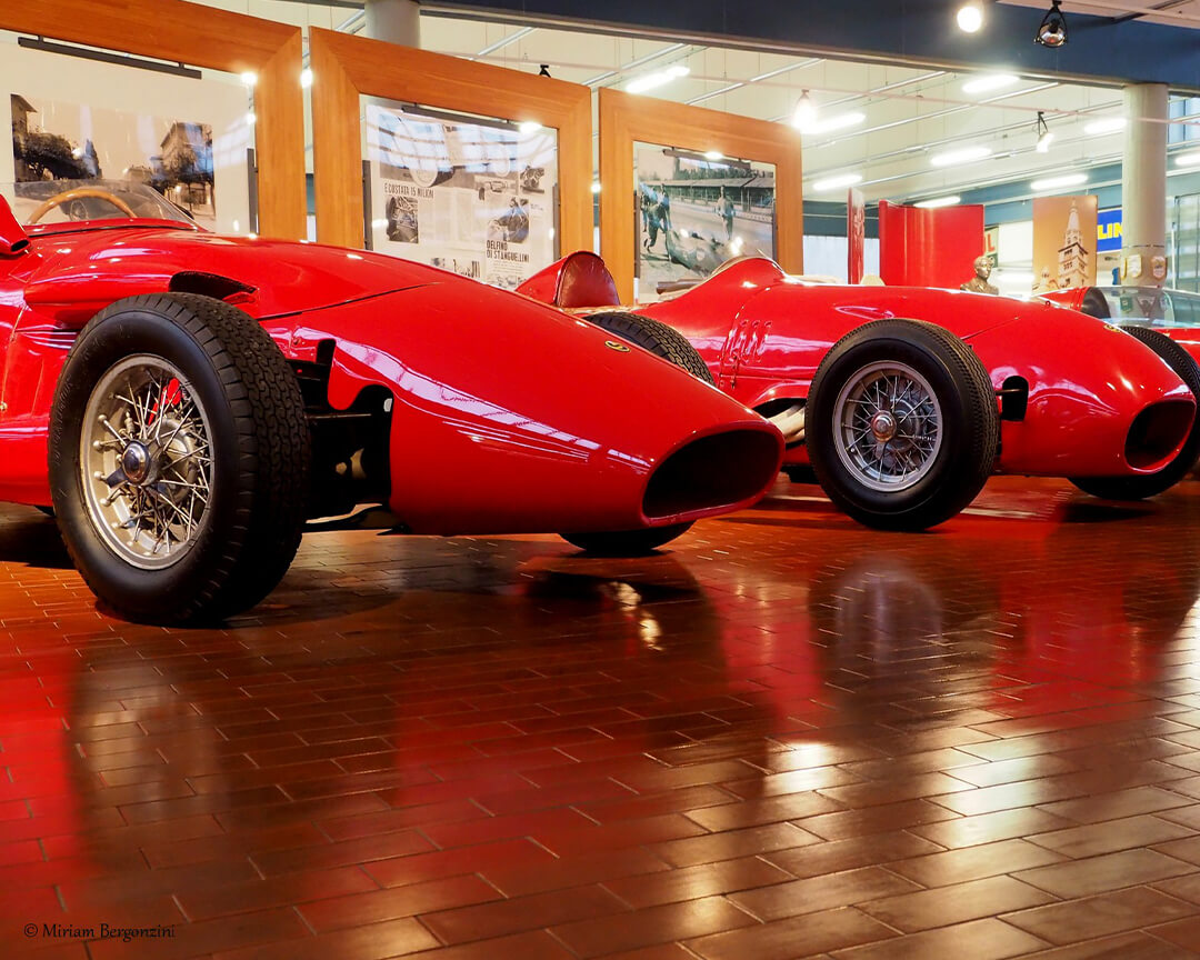 view of the Stanguellini racing car collection