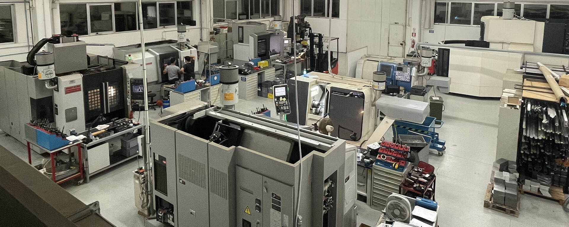 Machinery for making mechanical parts and electronic control units