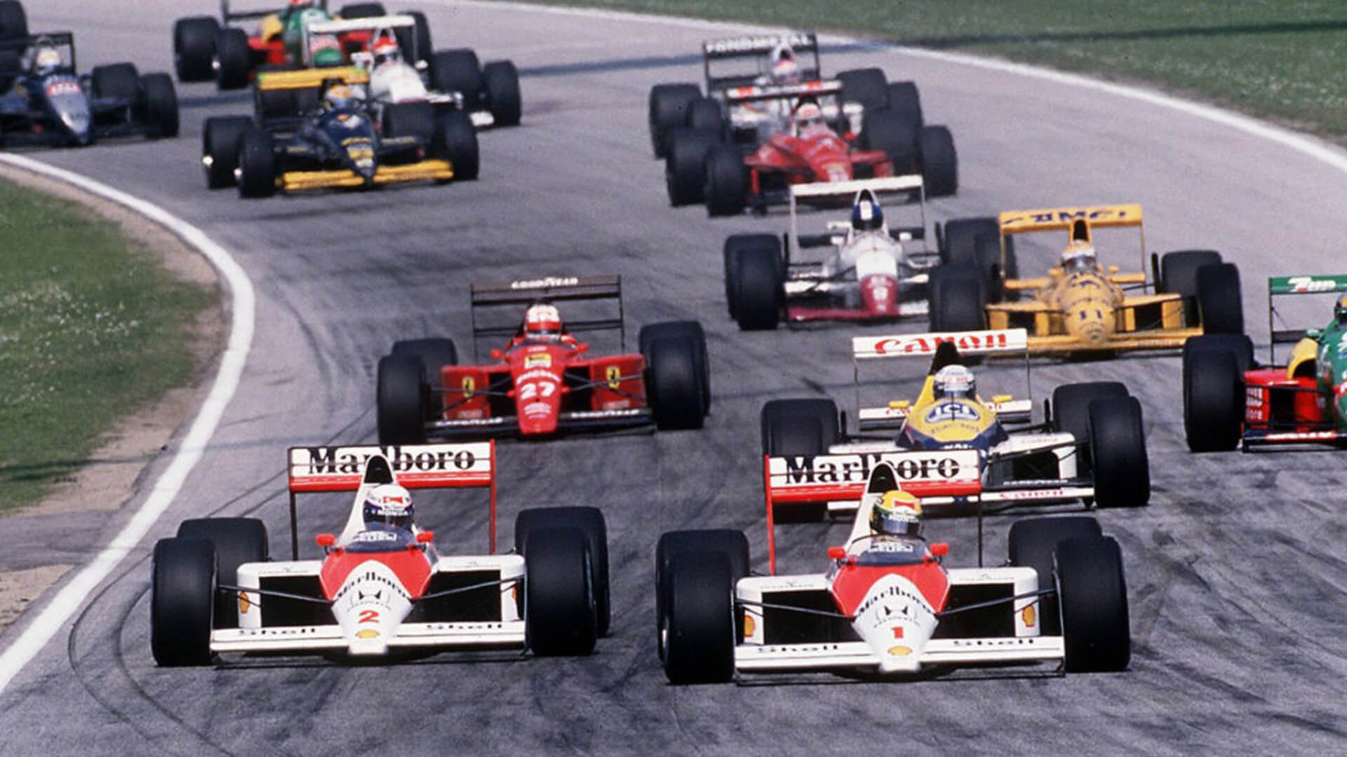 Formula 1 race on circuit