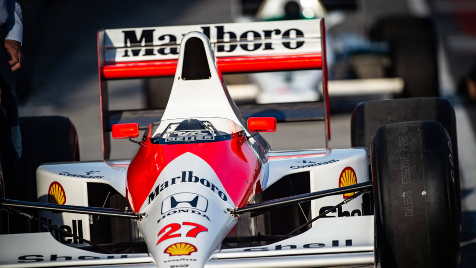 Formula 1 racing car with Marlboro logo