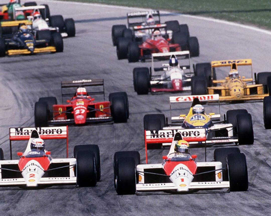 Corsa di Formula 1 su circuito