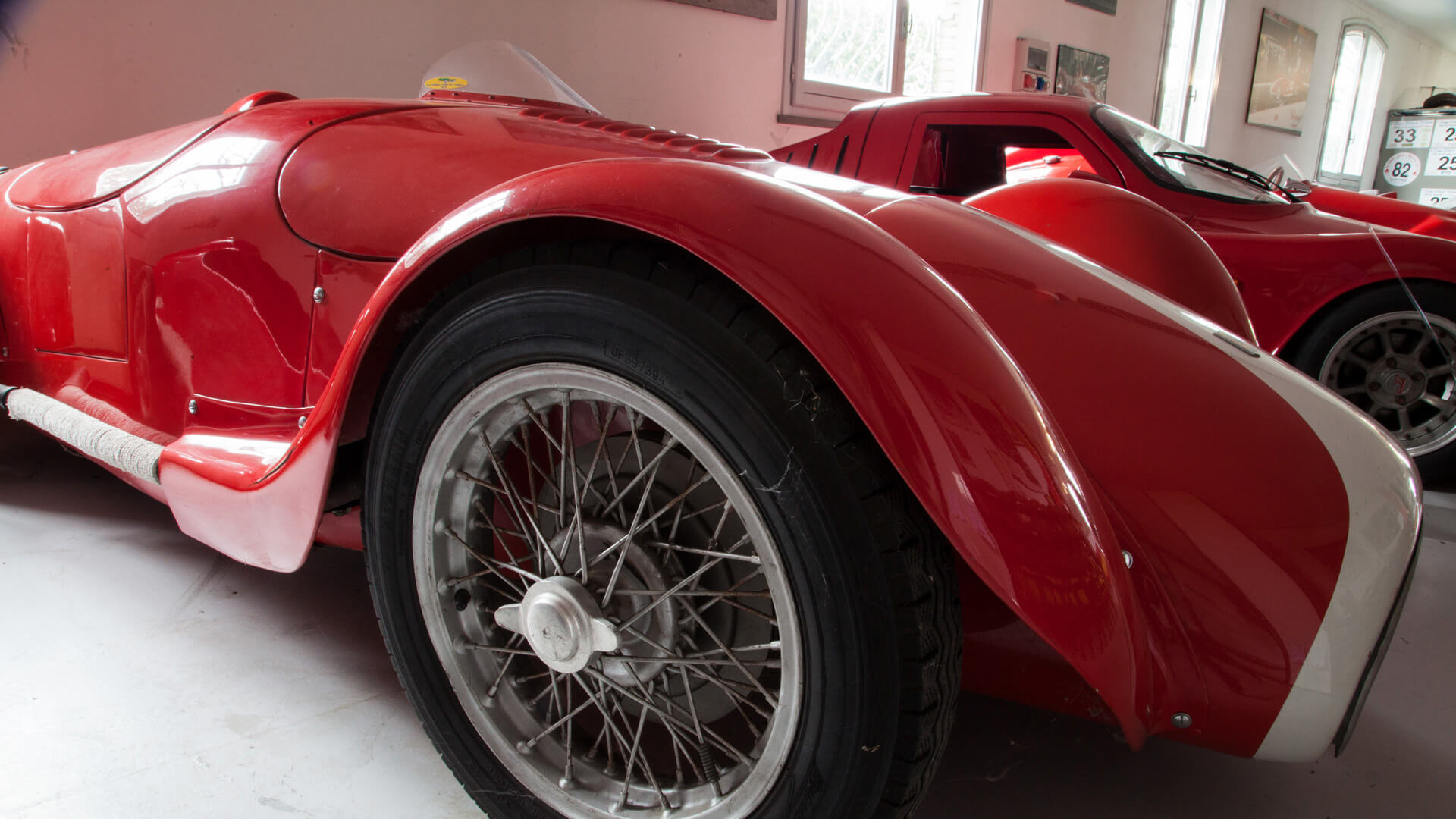dettaglio rosso di Bandini Sport Siluro del 1956