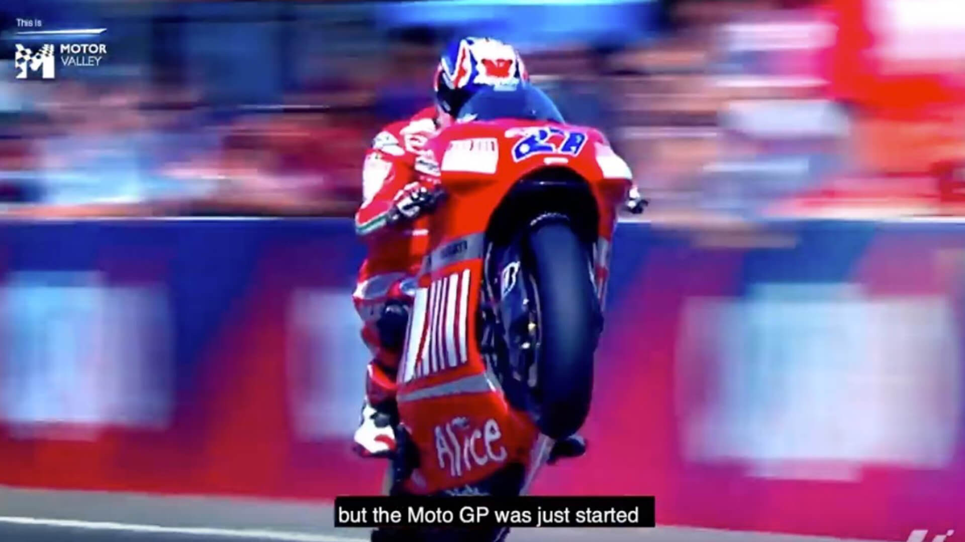 A motogp rider riding his motorcycle with the number 27 inpenna
