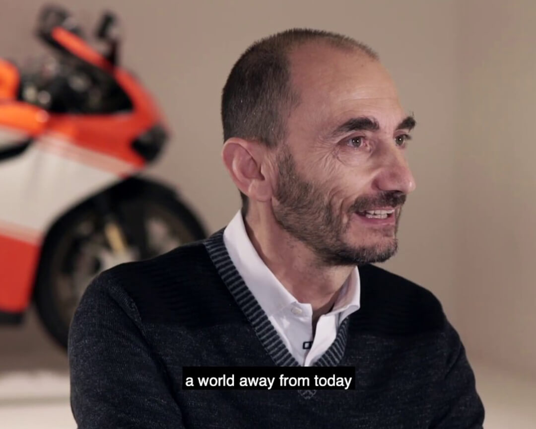 claudio domenicali during an interview