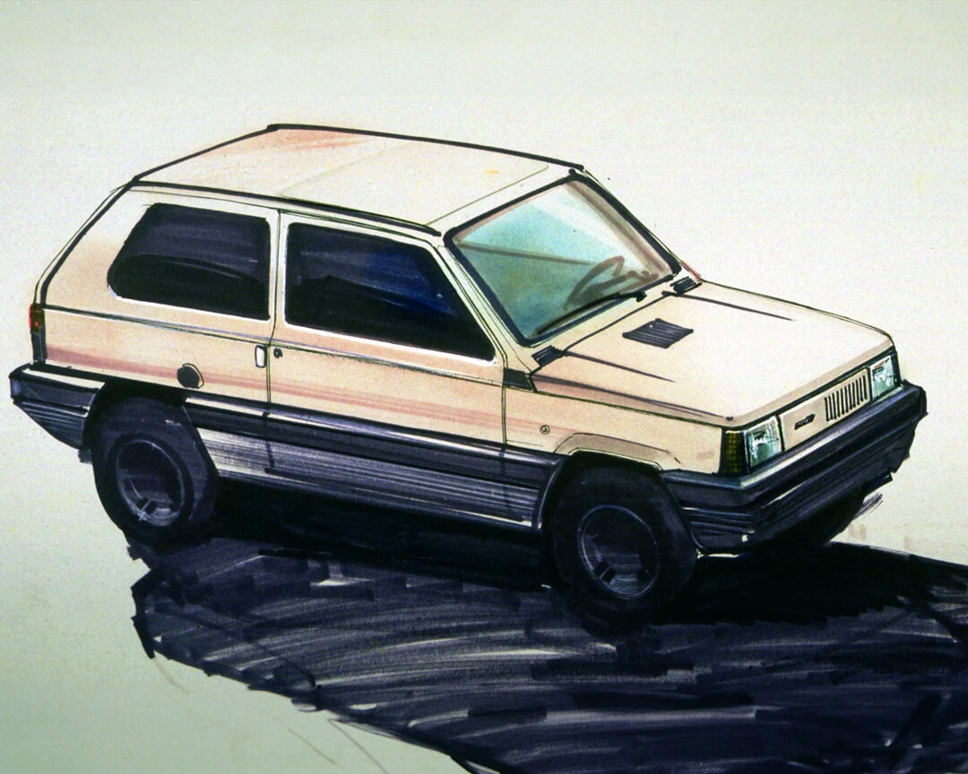 Figurino Fiat Panda