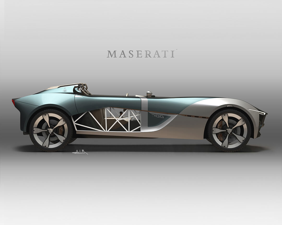 rendere di auto Maserati