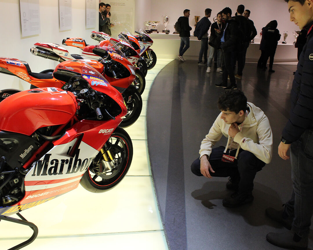Studenti del master Muner in visita al Museo Ducati