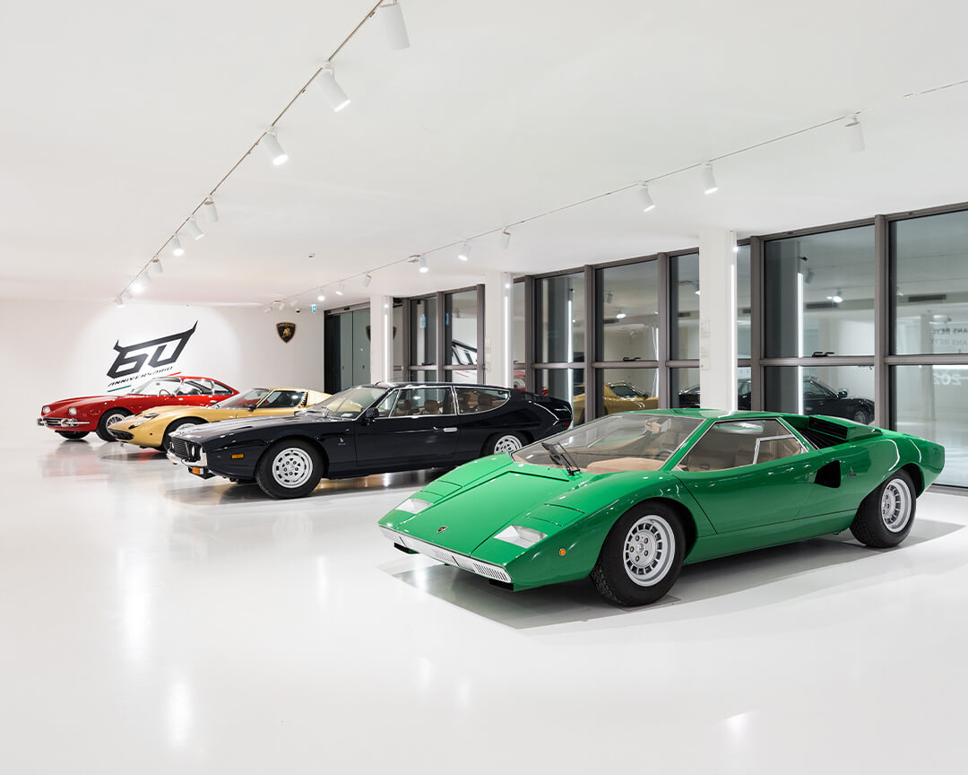 Exhibit at the Lamborghini Museum