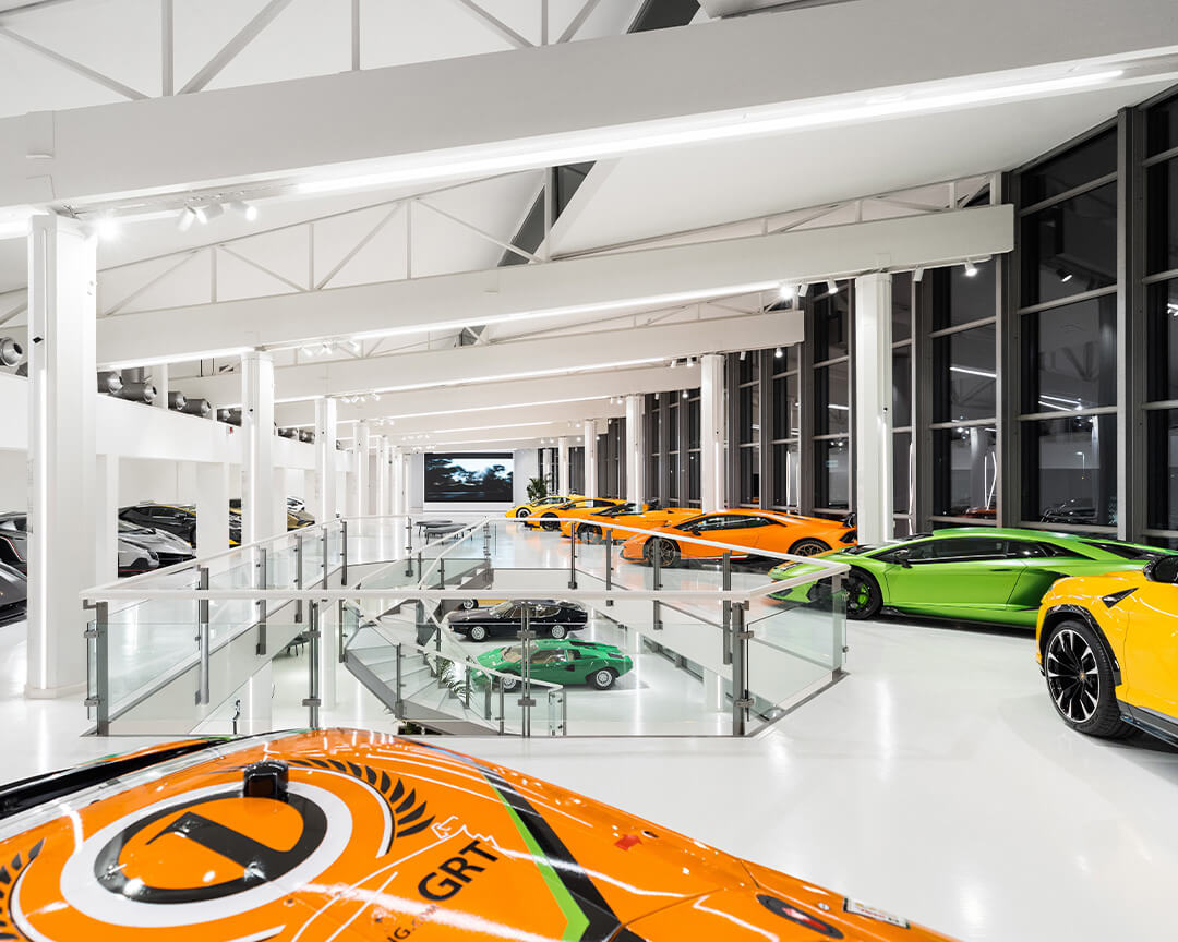 Exhibit at the Lamborghini Museum