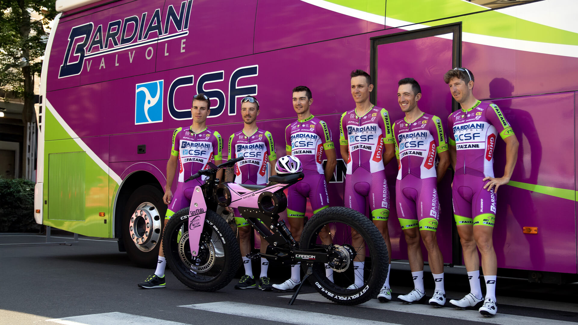 beltrami racing team posing for a photo