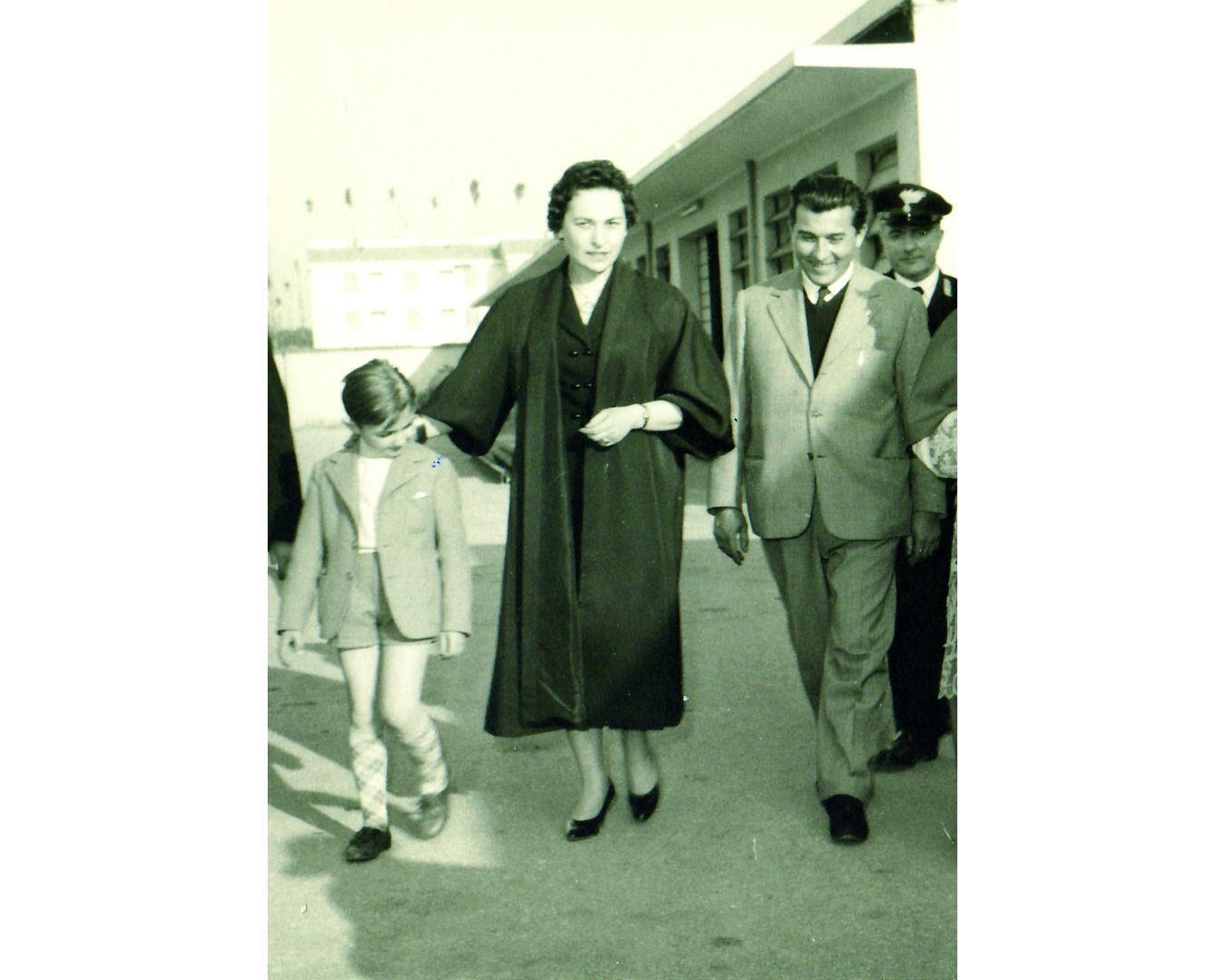 Ferruccio Lamborghini, la moglie e Tonino.