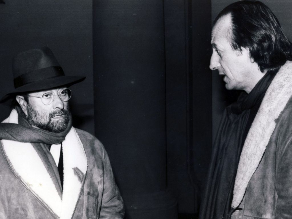 Lucio Dalla e Massimo Osti.