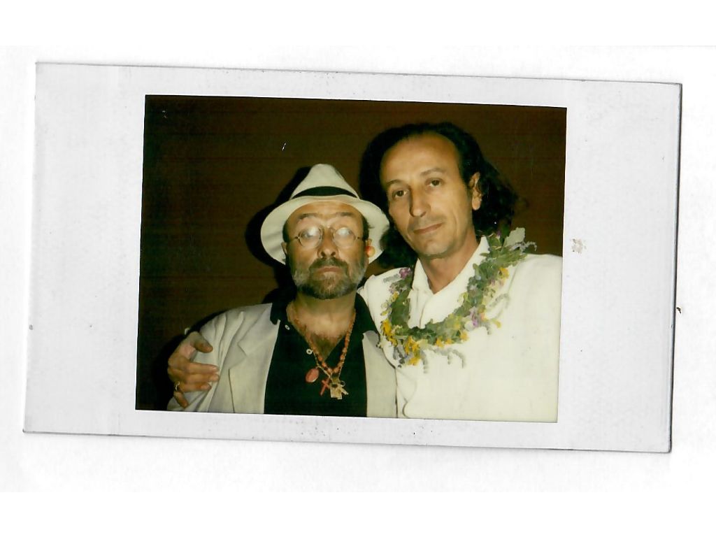 Lucio Dalla e Massimo Osti.