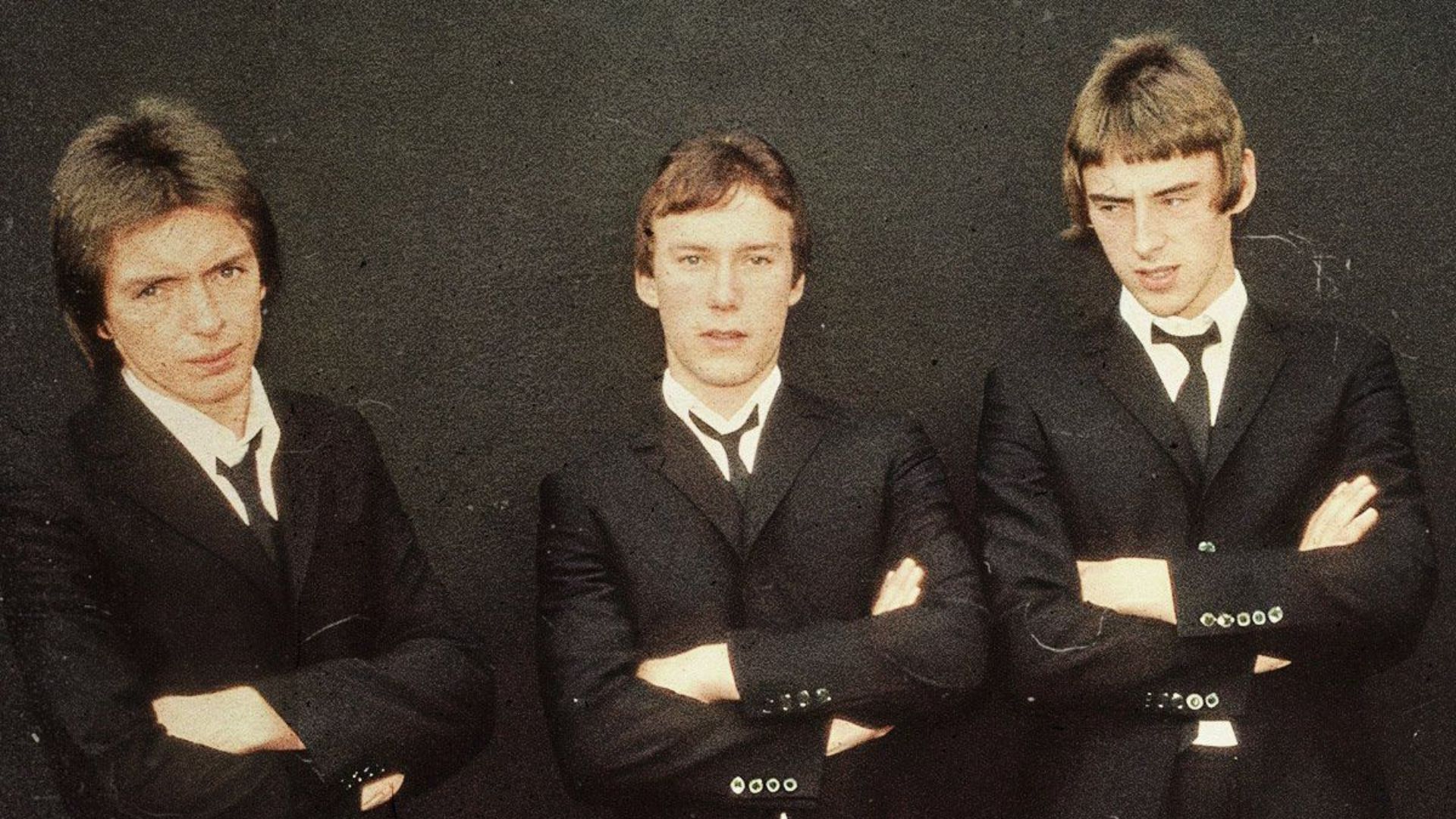 The Jam in abiti sartoriali Mod nel 1977.